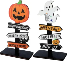 dekoracje-stolowe-drewniane-halloween-dynie-duchy-nagrobek-2-sztuki