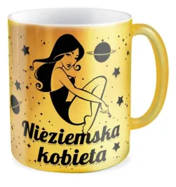 kubek-zloty-nieziemska-kobieta-prezent-dla-niej