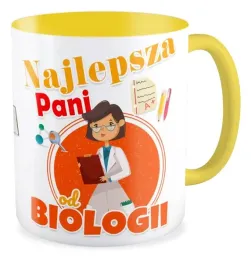 kubek-zolty-najlepsza-nauczycielka-biologii
