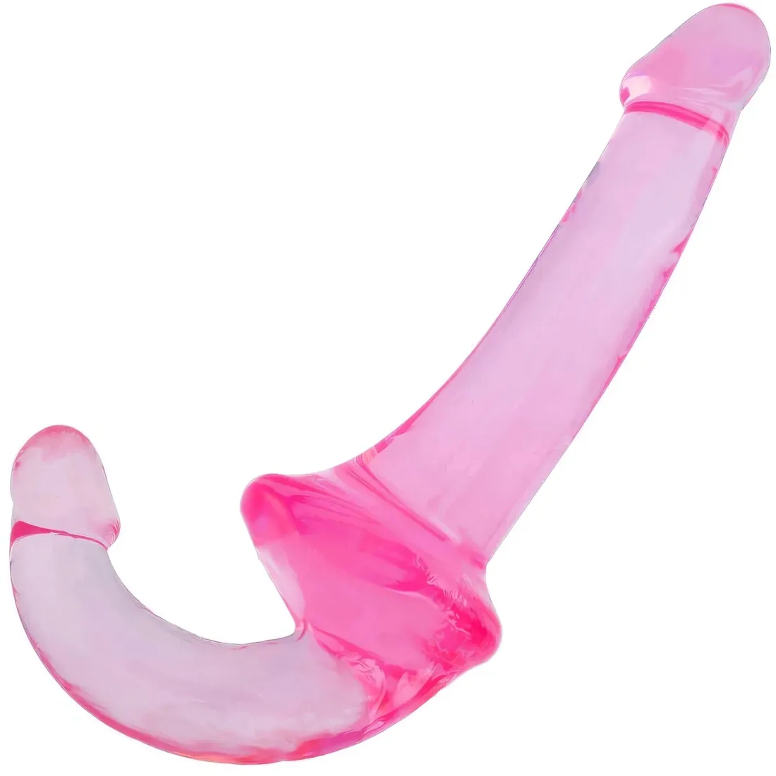 samonosny-strap-on-podwojny-penis-dildo-zelowy-gleboka-penetracja-sex