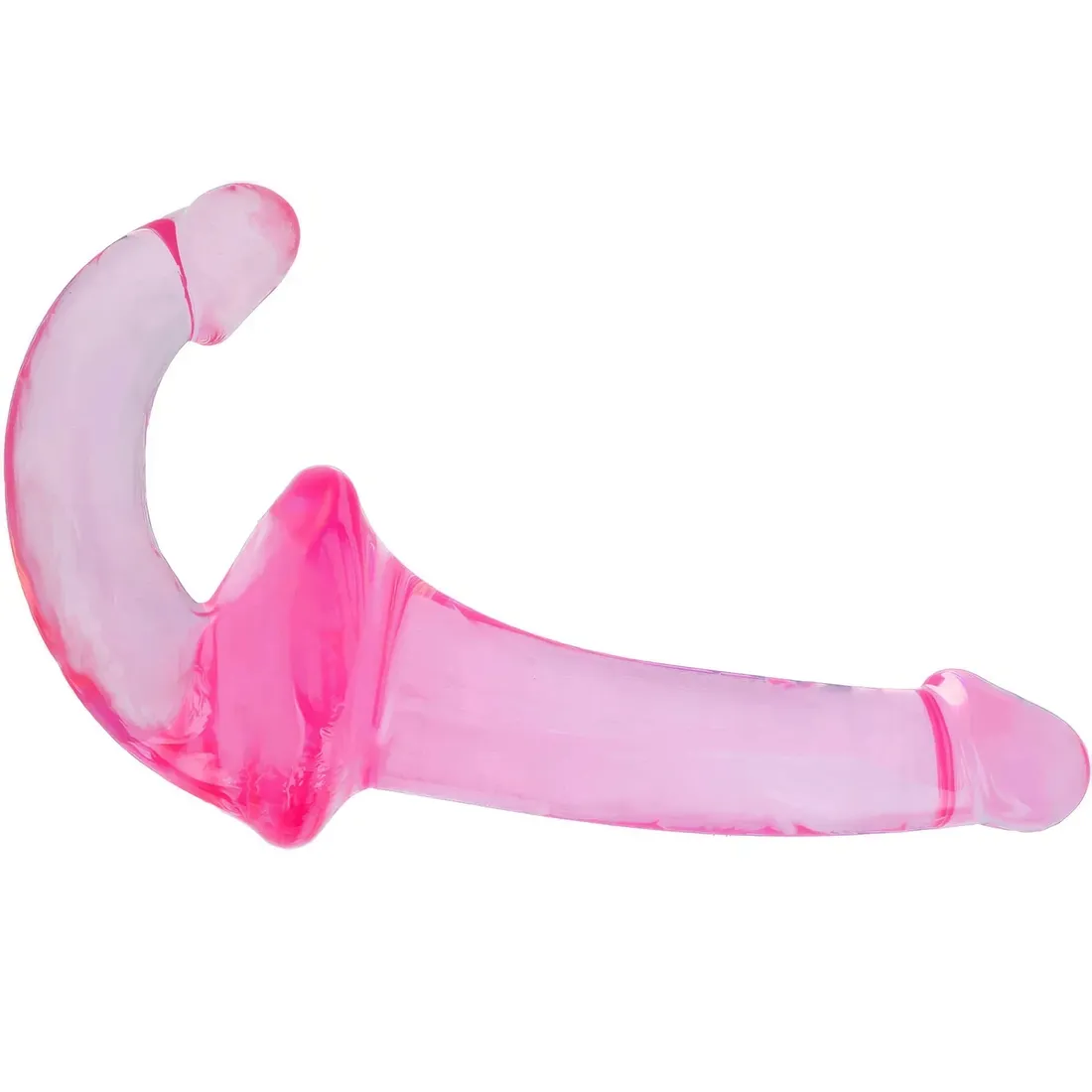 samonosny-strap-on-podwojny-penis-dildo-zelowy-gleboka-penetracja-sex