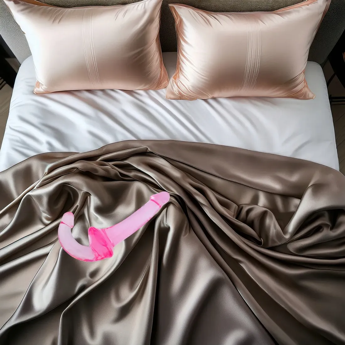 samonosny-strap-on-podwojny-penis-dildo-zelowy-gleboka-penetracja-sex