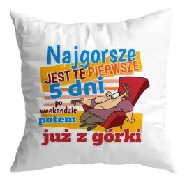 poduszka-zabawna-prezent-najgorsze-pierwsze-5-dni