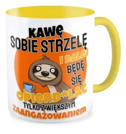 kubek-zolty-prezent-leniwiec-dalej-bede-sie-opierdalal-z-zaangazowaniem