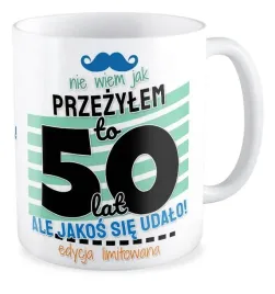 kubek-prezent-na-50-urodziny-jakos-przezylem-to-50-lat-edycja-limitowana