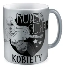 kubek-srebrny-super-kobieta-prezent-dziewczyny