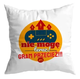 poduszka-prezent-gamer-nie-moge-teraz-gram