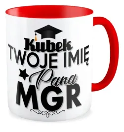 kubek-czerwony-prezent-student-magister-twoje-imie