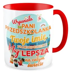 kubek-czerwony-pani-przedszkolanka-twoje-imie