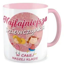 kubek-rozowy-najfajniejsza-dziewczyna-w-klasie-na-dzien-kobiet-dziewczynka