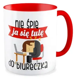kubek-czerwony-prezent-praca-biuro-galeria-wzorow