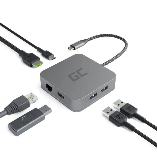 hub-usb-6w1-green-cell-usb-c-ak61-kod-producenta-ak61