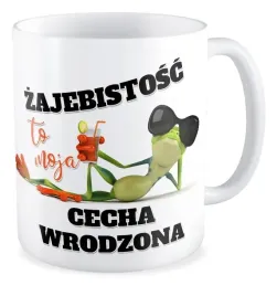 kubek-prezent-zaba-zajebistosc-cecha-wrodzona