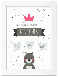 plakat-metryczka-a4-chrzest-ramka-24x33-standard