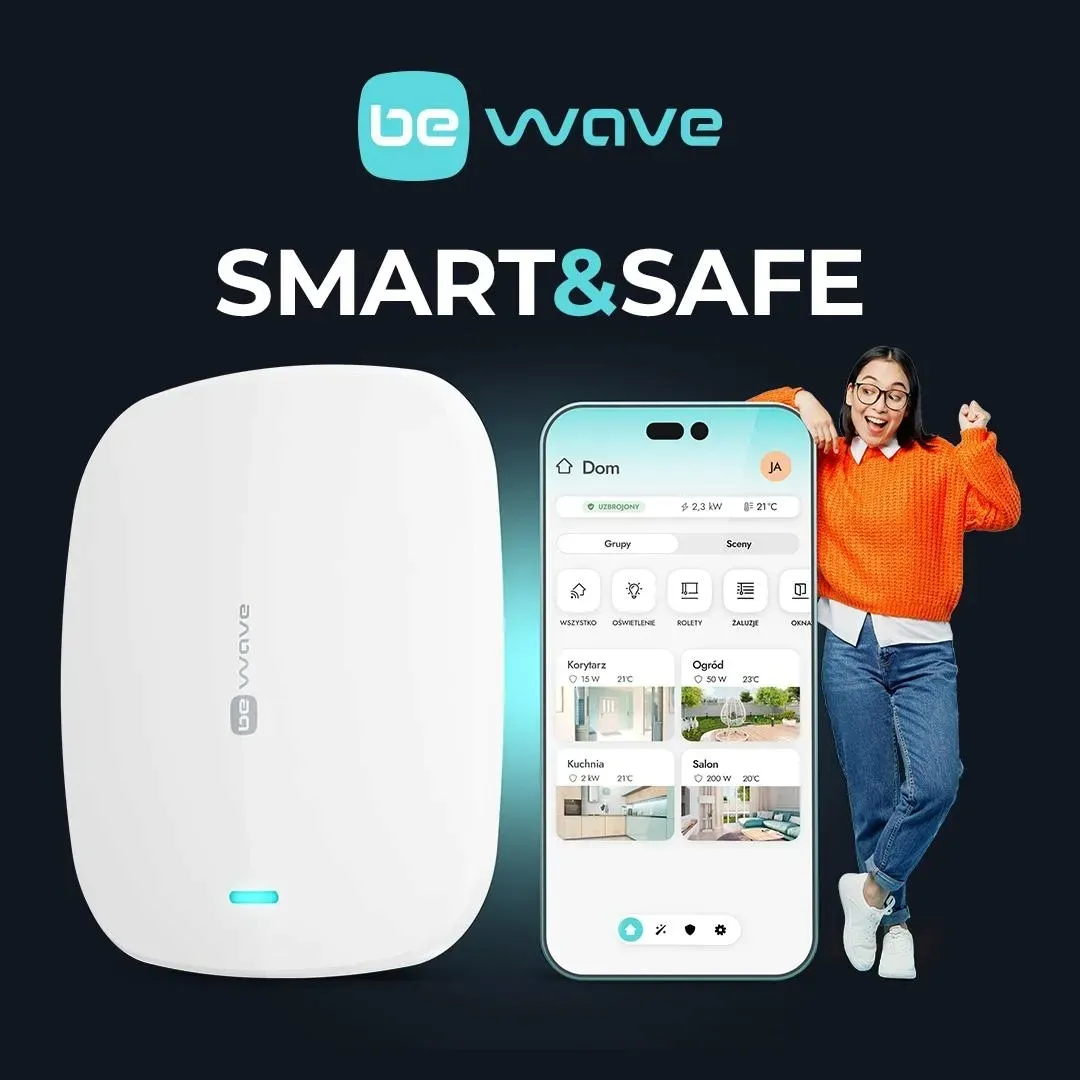 satel-be-wave-kontroler-systemu-z-modulem-gsm-smart-hub-plus-stan-nowy