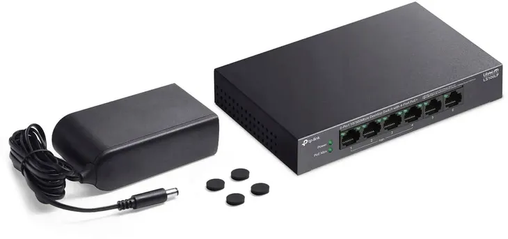 switch-tp-link-ls106lp-stan-nowy-waga-z-opakowaniem-0-15-kg
