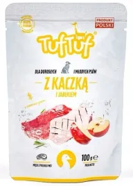 tuf-tuf-kaczka-z-jablkiem-dla-psa-saszetka-100g