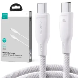kabel-usb-c-usb-c-joyroom-sa34-cc3-100cm-60w-5a-pd-w-oplocie-bialy