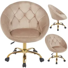 fotel-podnoszony-elegancki-obrotowy-welur-na-kolkach-rundo-bezowy-jumihome