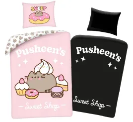 posciel-swiecaca-w-ciemnosci-160x200-pusheen-kotek-sweet-rozowy