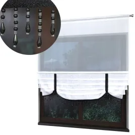 firana-gotowa-panel-dekoracyjny-bialy-z-koralikami-na-tasmie-150x130-cm