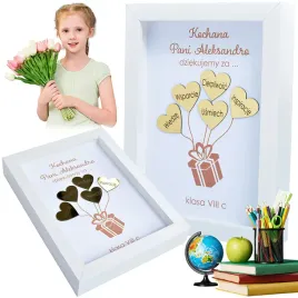 ramka-3d-dla-nauczyciela-podziekowanie-zlote-serduszka-personalizacja