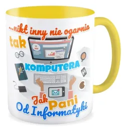 kubek-zolty-nauczycielka-informatyki