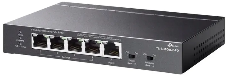 switch-tp-link-tl-sg1005p-pd-poe-stan-nowy-waga-z-opakowaniem-0-29-kg