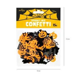konfetti-andrzejki-dynia-pajeczyny-i-nietoperze-pomaranczowo-czarne-15g