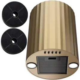 okap-kuchenny-przyscienny-okragly-tuba-filtr-gratis-zloty-elba-mini-3d-31cm