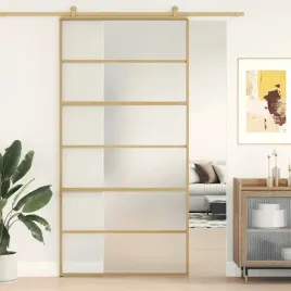 vidaxl-drzwi-przesuwne-zlote-1025x205-cm-mrozone-szklo-esg