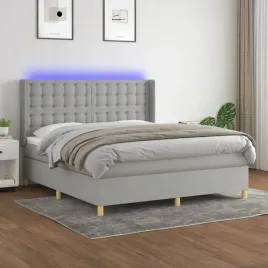 vidaxl-lozko-kontynentalne-z-materacem-jasnoszare-160x200cm-tkanina