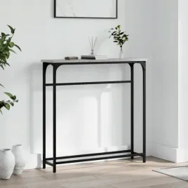 vidaxl-stolik-konsolowy-szary-dab-sonoma-75x195x75-cm
