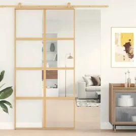 vidaxl-drzwi-przesuwne-zlote-1025x205-cm-przezroczyste-szklo-esg