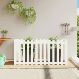 vidaxl-rabata-ogrodowa-z-plotkiem-biala-150x50x70-cm-drewno-sosnowe