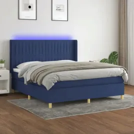 vidaxl-lozko-kontynentalne-z-materacem-niebieskie-160x200-cm-tkanina