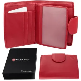 portfel-damski-skorzany-czerwony-antykradziezowy-chroni-karty-rfid-koruma