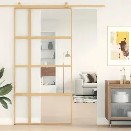 vidaxl-drzwi-przesuwne-zlote-1025x205-cm-przezroczyste-szklo-esg