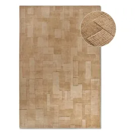 dywan-welniany-do-salonu-80x150cm-brazowy-nowoczesny-wzor-3d