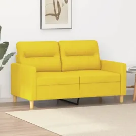 vidaxl-sofa-2-osobowa-jasnozolta-120-cm-tapicerowana-tkanina