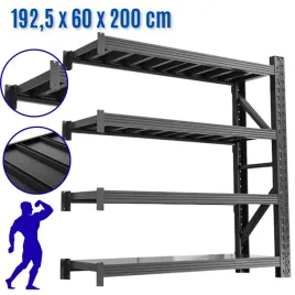 dostawka-herkules-regal-metalowy-1925x200x60cm-800kg-magazynowy-4-polkowy
