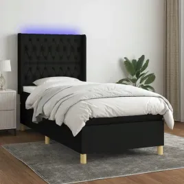 vidaxl-lozko-kontynentalne-z-materacem-czarne-90x190-cm-tkanina