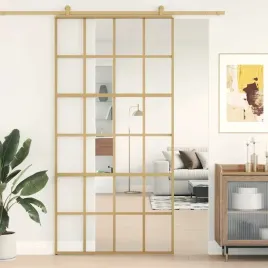 vidaxl-drzwi-przesuwne-zlote-1025x205-cm-przezroczyste-szklo-esg