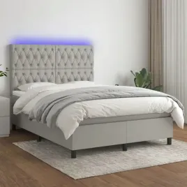 vidaxl-lozko-kontynentalne-z-materacem-jasnoszare-140x200-cm-tkanina