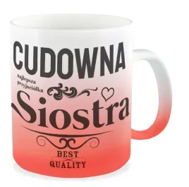 kubek-czerwony-cudowna-siostra-best-prezent