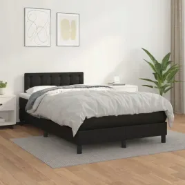 vidaxl-lozko-kontynentalne-z-materacem-czarne-ekoskora-120x200-cm