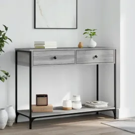 vidaxl-stolik-konsolowy-szary-dab-sonoma-100x345x75-cm
