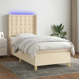 vidaxl-lozko-kontynentalne-z-materacem-kremowe-90x190-cm-tkanina