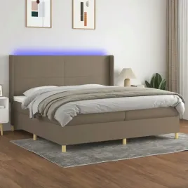 vidaxl-lozko-kontynentalne-z-materacem-taupe-200-x-200-cm-tkanina
