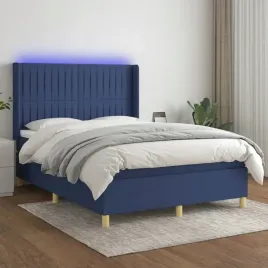 vidaxl-lozko-kontynentalne-z-materacem-niebieskie-140x190-cm-tkanina